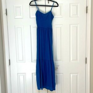 YOUNG FABULOUS & BROKE Skipper Sun Dress in Blue Sz Extra Small